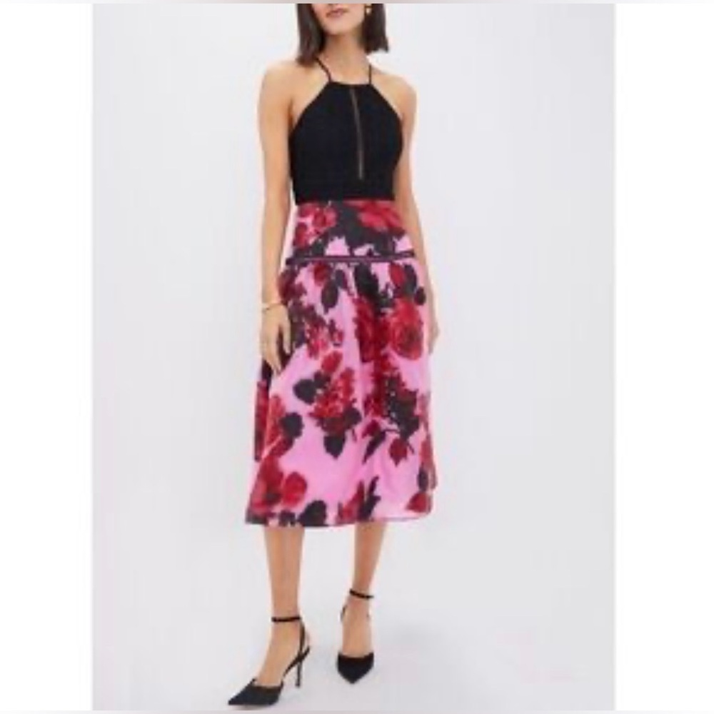 Tuckernuck NWT Cerise Blossom Lace Jacquard Joss Dress Party Formal Size M